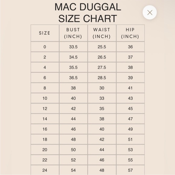 Mac Duggal 68096 Size 8 NWT - Picture 4 of 13